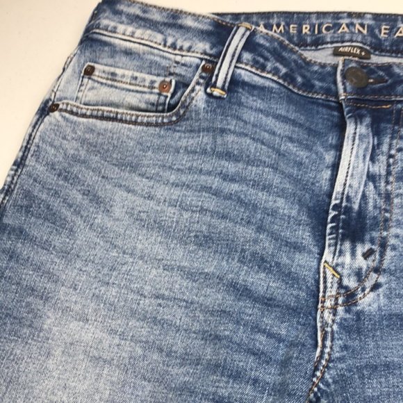 LIKE NEW VINTAGE AMERICAN EAGLE SLIM JEANS 33x30 ⭐️ - Picture 7 of 12